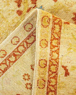 Contemporary Eclectic Ivory Wool Area Rug 8' 10" x 10' 10" - Solo Rugs