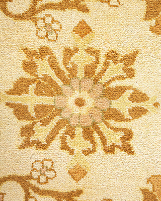 Contemporary Eclectic Ivory Wool Area Rug 8' 1" x 10' 0" - Solo Rugs