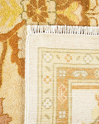 Contemporary Eclectic Ivory Wool Area Rug 8' 1" x 10' 0" - Solo Rugs