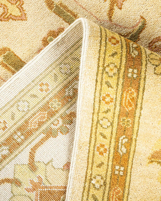 Contemporary Eclectic Ivory Wool Area Rug 8' 1" x 10' 0" - Solo Rugs