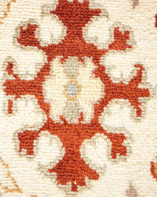 Traditional Mogul Ivory Wool Area Rug 8' 1" x 10' 3" - Solo Rugs
