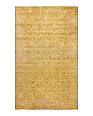 Traditional Mogul Green Wool Runner 8' 3" x 13' 10" - Solo Rugs