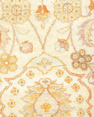 Traditional Mogul Ivory Wool Runner 8' 2" x 15' 1" - Solo Rugs