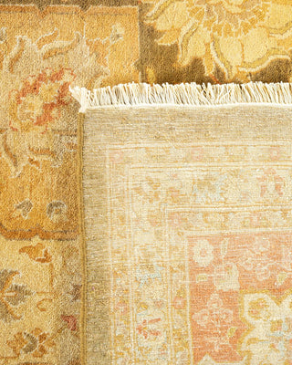 Traditional Mogul Green Wool Runner 8' 1" x 13' 8" - Solo Rugs