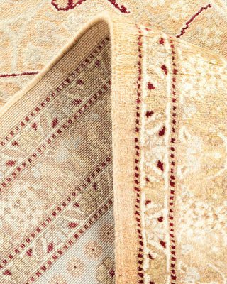 Traditional Mogul Beige Wool Runner 8' 3" x 13' 4" - Solo Rugs