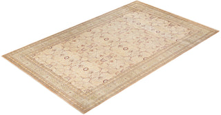 Traditional Mogul Beige Wool Runner 8' 3" x 13' 4" - Solo Rugs