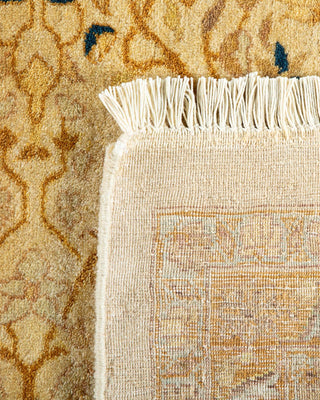 Traditional Mogul Ivory Wool Area Rug 8' 2" x 10' 1" - Solo Rugs