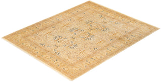 Traditional Mogul Ivory Wool Area Rug 8' 2" x 10' 1" - Solo Rugs