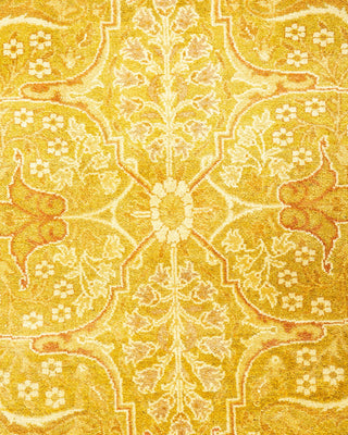Traditional Mogul Green Wool Area Rug 8' 3" x 10' 4" - Solo Rugs