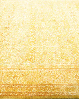 Traditional Mogul Green Wool Area Rug 8' 3" x 10' 4" - Solo Rugs