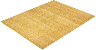 Traditional Mogul Green Wool Area Rug 8' 3" x 10' 4" - Solo Rugs