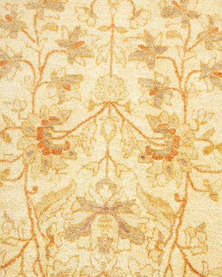 Traditional Mogul Ivory Wool Area Rug 8' 1" x 10' 4" - Solo Rugs