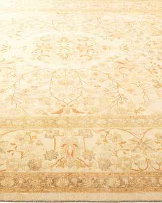 Traditional Mogul Ivory Wool Area Rug 8' 1" x 10' 4" - Solo Rugs
