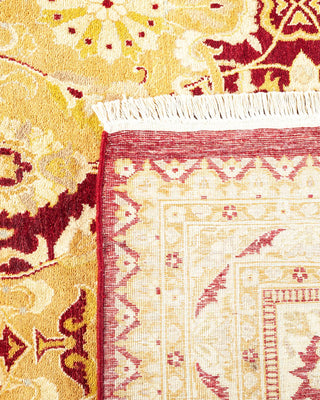Traditional Mogul Red Wool Area Rug 8' 3" x 10' 3" - Solo Rugs