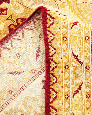 Traditional Mogul Red Wool Area Rug 8' 3" x 10' 3" - Solo Rugs