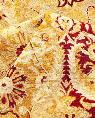 Traditional Mogul Red Wool Area Rug 8' 3" x 10' 3" - Solo Rugs