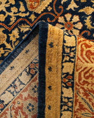 Traditional Mogul Blue Wool Area Rug 8' 1" x 10' 3" - Solo Rugs