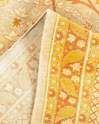Traditional Mogul Ivory Wool Area Rug 8' 2" x 10' 5" - Solo Rugs