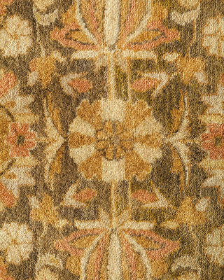Traditional Mogul Ivory Wool Area Rug 8' 1" x 9' 10" - Solo Rugs