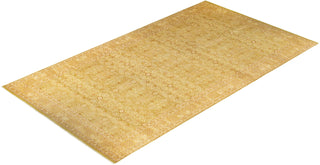 Traditional Mogul Green Wool Area Rug 10' 1" x 18' 0" - Solo Rugs
