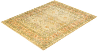 Traditional Mogul Ivory Wool Area Rug 8' 3" x 10' 3" - Solo Rugs