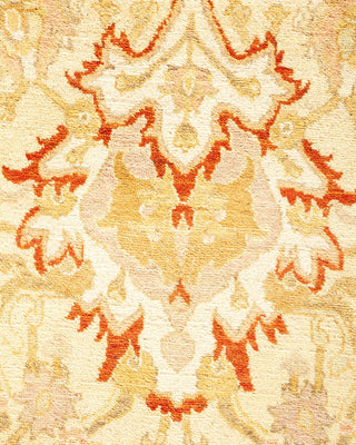 Traditional Mogul Ivory Wool Area Rug 8' 2" x 10' 5" - Solo Rugs
