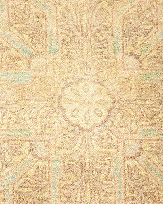 Traditional Mogul Ivory Wool Area Rug 8' 2" x 10' 1" - Solo Rugs