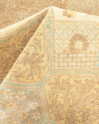 Traditional Mogul Ivory Wool Area Rug 8' 2" x 10' 1" - Solo Rugs