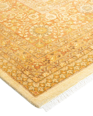 Traditional Mogul Ivory Wool Area Rug 8' 0" x 10' 2" - Solo Rugs