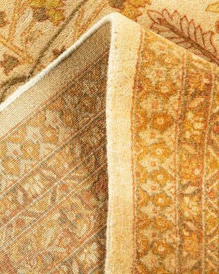 Traditional Mogul Ivory Wool Area Rug 8' 0" x 10' 2" - Solo Rugs