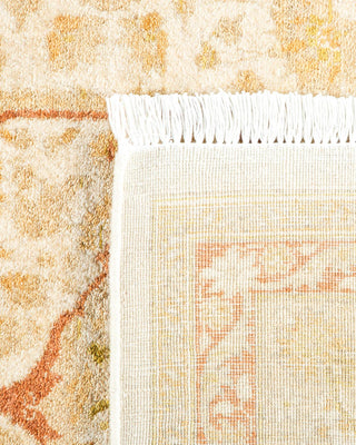 Traditional Mogul Ivory Wool Area Rug 6' 3" x 8' 10" - Solo Rugs