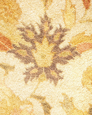 Traditional Mogul Brown Wool Area Rug 10' 2" x 13' 8" - Solo Rugs