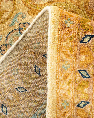 Traditional Mogul Ivory Wool Area Rug 8' 9" x 12' 1" - Solo Rugs