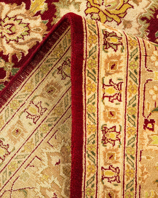 Traditional Mogul Red Wool Area Rug 8' 1" x 10' 7" - Solo Rugs
