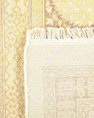 Traditional Mogul Ivory Wool Area Rug 8' 2" x 10' 4" - Solo Rugs