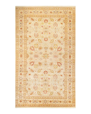 Traditional Mogul Ivory Wool Runner 8' 3" x 14' 0" - Solo Rugs