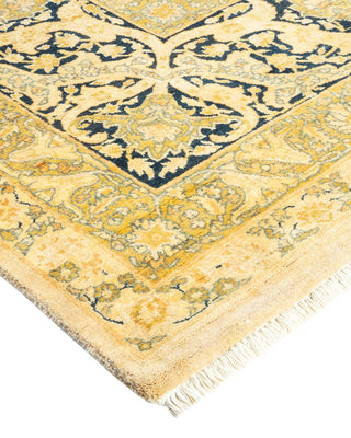 Traditional Mogul Ivory Wool Area Rug 8' 1" x 10' 1" - Solo Rugs