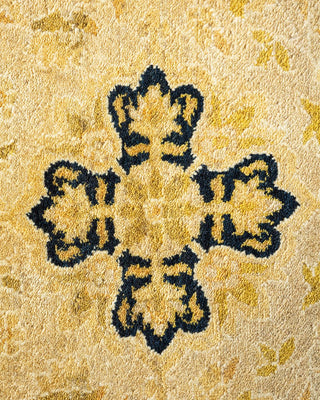 Traditional Mogul Ivory Wool Area Rug 8' 1" x 10' 1" - Solo Rugs
