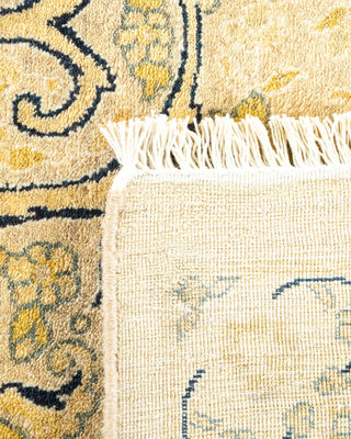 Traditional Mogul Ivory Wool Area Rug 8' 1" x 10' 1" - Solo Rugs