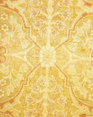 Traditional Mogul Green Wool Area Rug 8' 3" x 10' 4" - Solo Rugs
