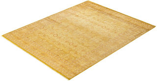 Traditional Mogul Green Wool Area Rug 8' 3" x 10' 4" - Solo Rugs