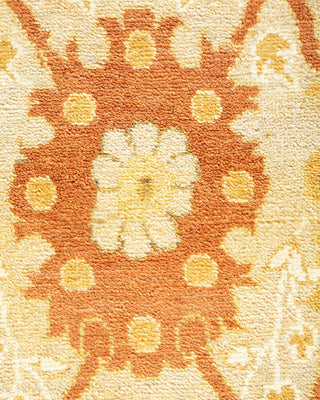 Traditional Mogul Ivory Wool Area Rug 8' 4" x 10' 8" - Solo Rugs