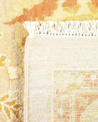Traditional Mogul Ivory Wool Area Rug 8' 4" x 10' 8" - Solo Rugs