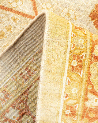 Traditional Mogul Ivory Wool Area Rug 8' 4" x 10' 8" - Solo Rugs