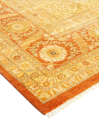 Traditional Mogul Brown Wool Area Rug 8' 2" x 10' 4" - Solo Rugs