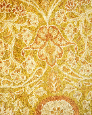 Traditional Mogul Green Wool Runner 8' 1" x 13' 10" - Solo Rugs