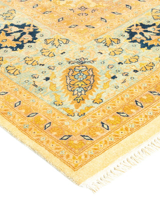 Traditional Mogul Ivory Wool Area Rug 8' 1" x 10' 4" - Solo Rugs