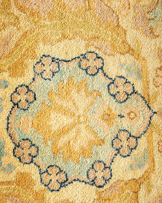 Traditional Mogul Ivory Wool Area Rug 8' 1" x 10' 4" - Solo Rugs