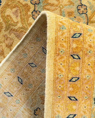 Traditional Mogul Ivory Wool Area Rug 8' 1" x 10' 4" - Solo Rugs