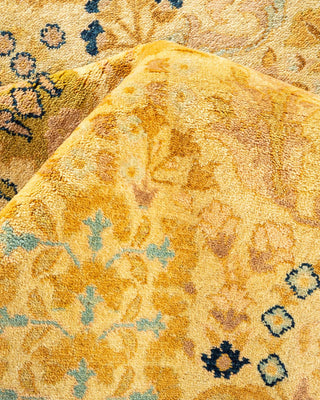 Traditional Mogul Ivory Wool Area Rug 8' 1" x 10' 4" - Solo Rugs